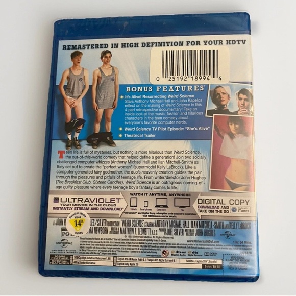 The Breakfast Club and Weird Science Blu-ray Bundle NEW *Factory Sealed* - Picture 5 of 6